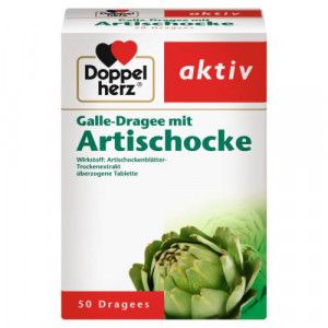 DOPPELHERZ Galle-Dragee mit Artischocke